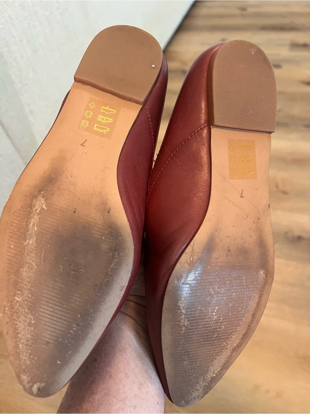 Madewell Pointed Loafers in Deep Wine - Picture 3 of 7